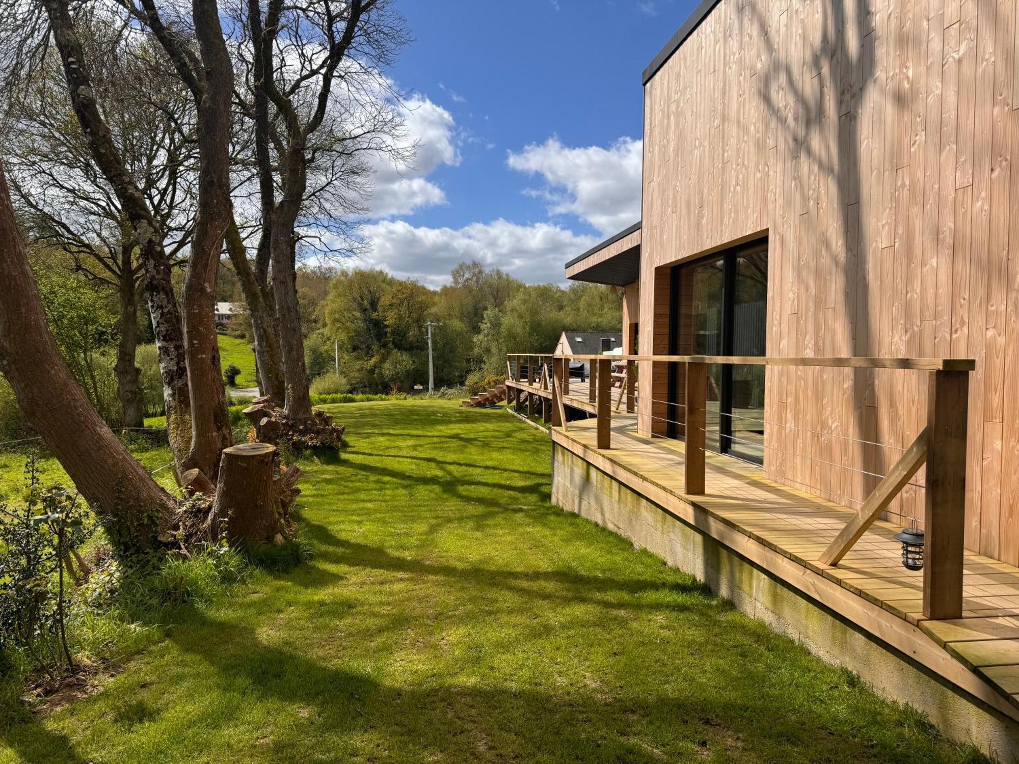 L Antre De Kergoff Villa Caurel  ภายนอก รูปภาพ